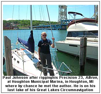 Paul Johnson with Boat