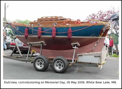 Dulcinea, commissioning on Memorial Day, 26 May 2008, White Bear Lake, MN.