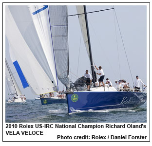 2010 Rolex US-IRC National Champion Richard Oland's VELA VELOCE, Photo credit: Rolex / Daniel Forster