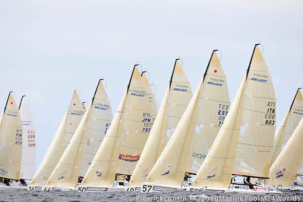 Shifty Conditions Test Tacticians On Day Four Of
2010 Marinepool Melges 24 World Championship