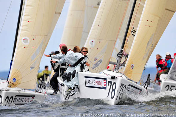 Shifty Conditions Test Tacticians On Day Four Of
2010 Marinepool Melges 24 World Championship
