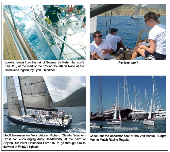 Check out the spectator fleet at the 2nd Annual Budget Marine Match Racing Regatta!