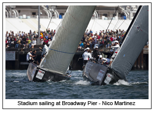 Stadium sailing at Broadway Pier - Nico Martinez