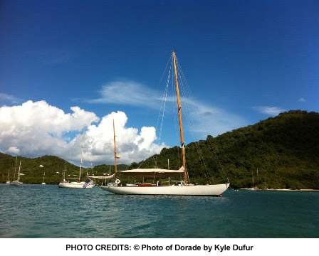 Classic Yacht Dorade - The Mother of Modern Ocean Racing - Setting Sail For The St. Maarten Heineken Regatta