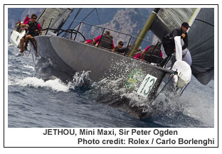 JETHOU, Mini Maxi, Sir Peter Ogden, Photo credit: Rolex / Carlo Borlenghi