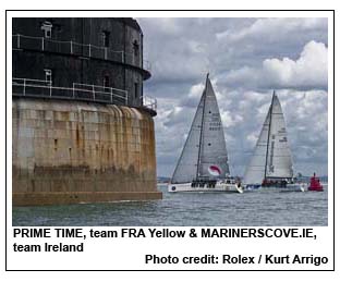 PRIME TIME, team FRA Yellow & MARINERSCOVE.IE, team Ireland, credit: Rolex / Kurt Arrigo