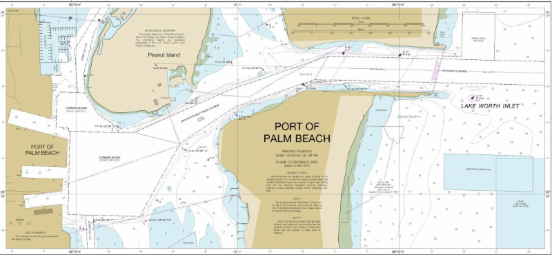 New nautical chart 11459 adds details for Port of Palm Beach