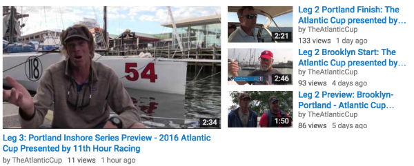 2016 Atlantic Cup - Videos