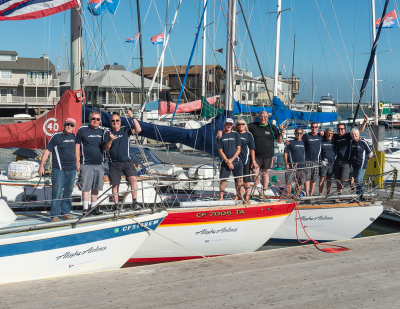 Racers in the 2014 Pacific Cup Alaska Airlines Division. Photo by Leslie Richter / Rockskipper Photography.