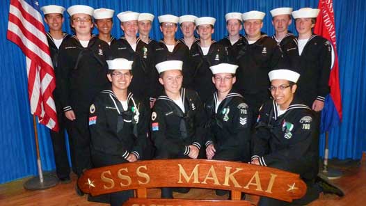 Sea Scout Ship 700, SSS Makai of San Leandro, California, winners of the BoatUS Sea Scout National Flagship Award.