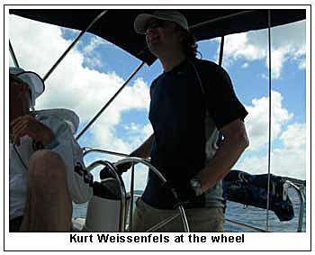Kurt Weissenfels at the wheel