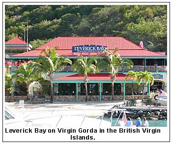 Leverick Bay on Virgin Gorda in the British Virgin Islands. 