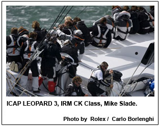 ICAP LEOPARD 3, IRM CK Class, Mike Slade.