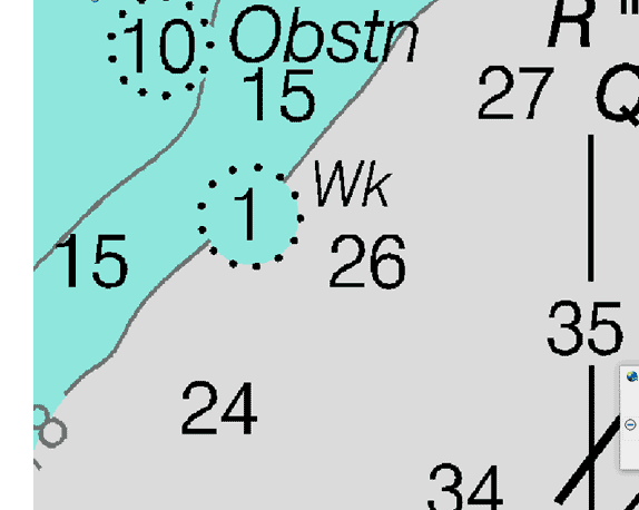 Fast chart update of navigation danger protects Georgia boaters