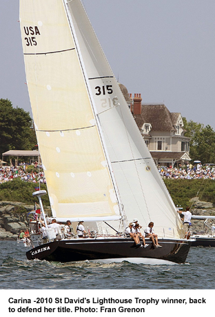 Carina -2010 St David's Lighthouse Trophy winner, back to defend her title. Photo: Fran Grenon