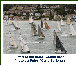 Start of the Rolex Fastnet Race, Photo by: Rolex / Carlo Borlenghi 