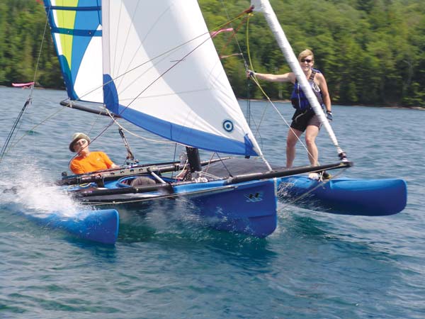 Sailing is a physical activity