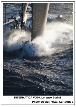 INTERMATICA VO70, Lorenzo Bodini, Photo credit: Rolex / Kurt Arrigo