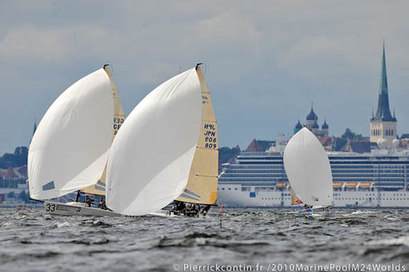 Shifty Conditions Test Tacticians On Day Four Of
2010 Marinepool Melges 24 World Championship