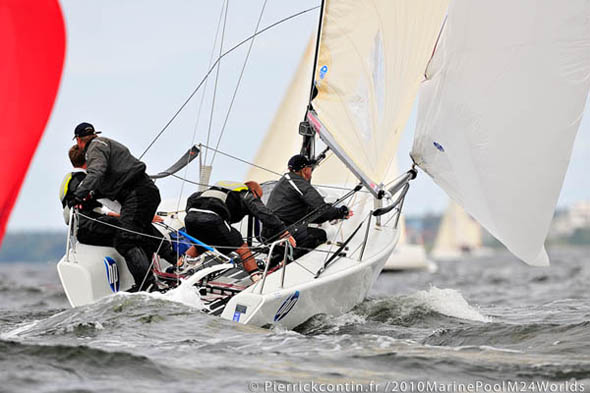 Shifty Conditions Test Tacticians On Day Four Of
2010 Marinepool Melges 24 World Championship