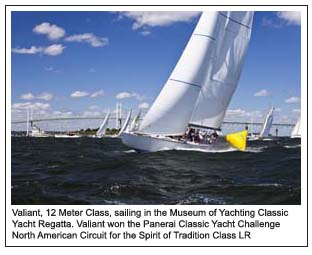 PANERAI CLASSIC YACHTS CHALLENGE SAILS INTO NEWPORT WITH THE