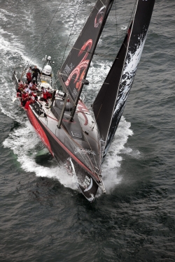 PUMA's Mar Mostro, skippered by Ken Read (photo credit TR2011/Billy Black).