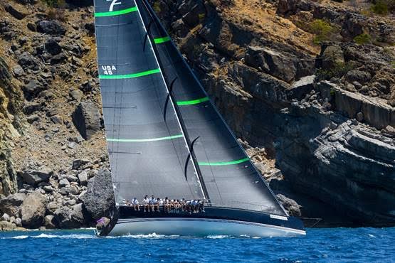 Bella Mente at the 2017 Les Voiles de St. Barth (Photo Credit: Christophe Jouany)