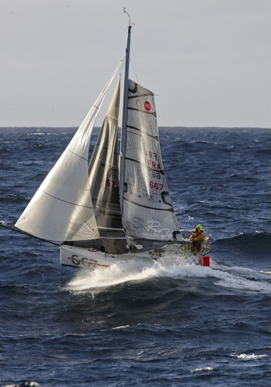 Benoit Marie. Crdit Jacques Vapillon / Mini Transat 2013