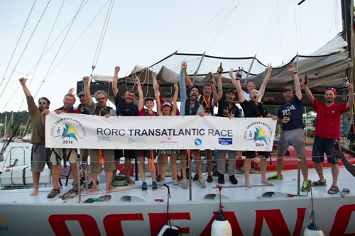 Grenada finishing RORC Transatlantic Race