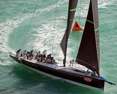 Belle Mente preparing for the hoist - photo Andy Newman/Florida Keys News Bureau