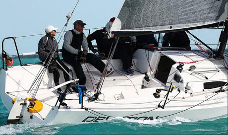 Deviation trails Wings by 2 points in the J/88 Class - photo Max Ranchi/Quantum Key West