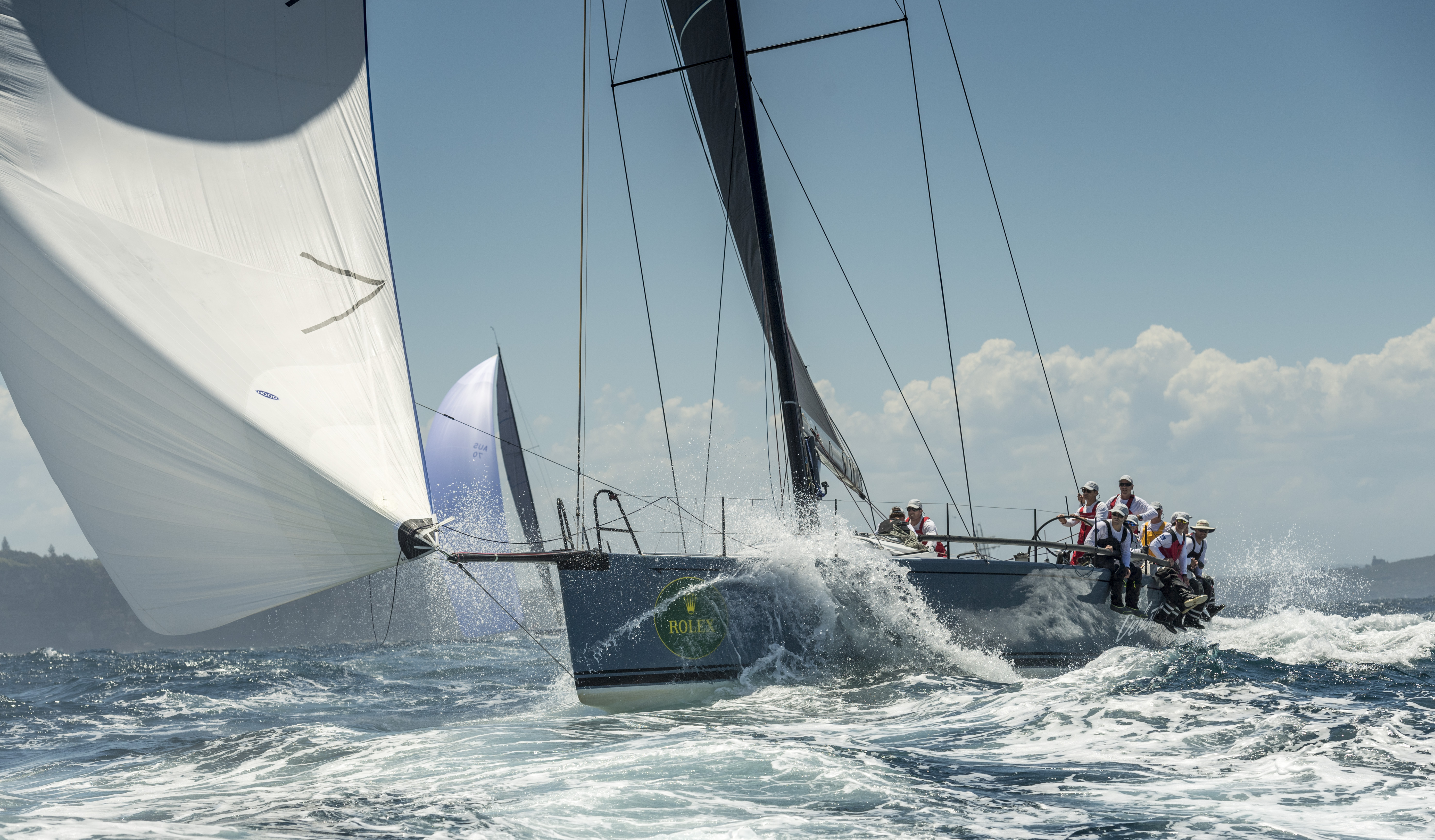 Sam Haynes' CELESTIAL during the 72nd Rolex Sydney Hobart