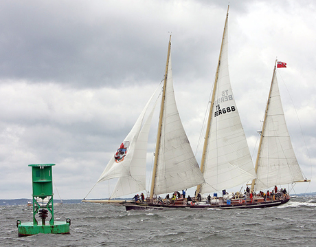 Spirit of Bermuda, the 118-foot Bermuda sloop