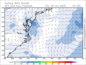 Surface Wind - Knots