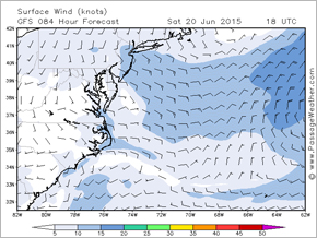 Surface Wind - Knots