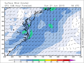 Surface Wind - Knots