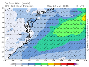 Surface Wind - Knots