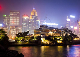 Royal Hong Kong Yacht Club by night