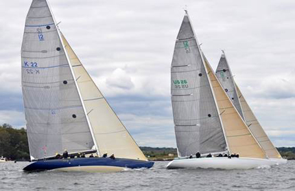 A view of the 159-foot topsail schooner