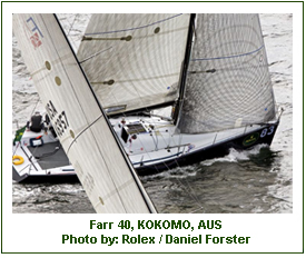 Farr 40, KOKOMO, AUS, Photo by: Rolex / Daniel Forster