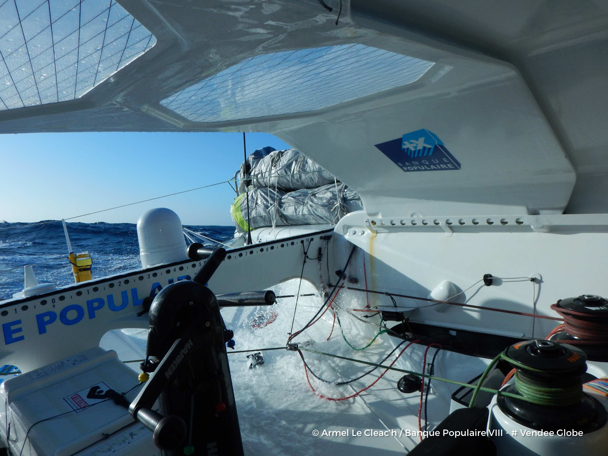 Armel Le Cleach, Banque populaire VIII / Vendee Globe