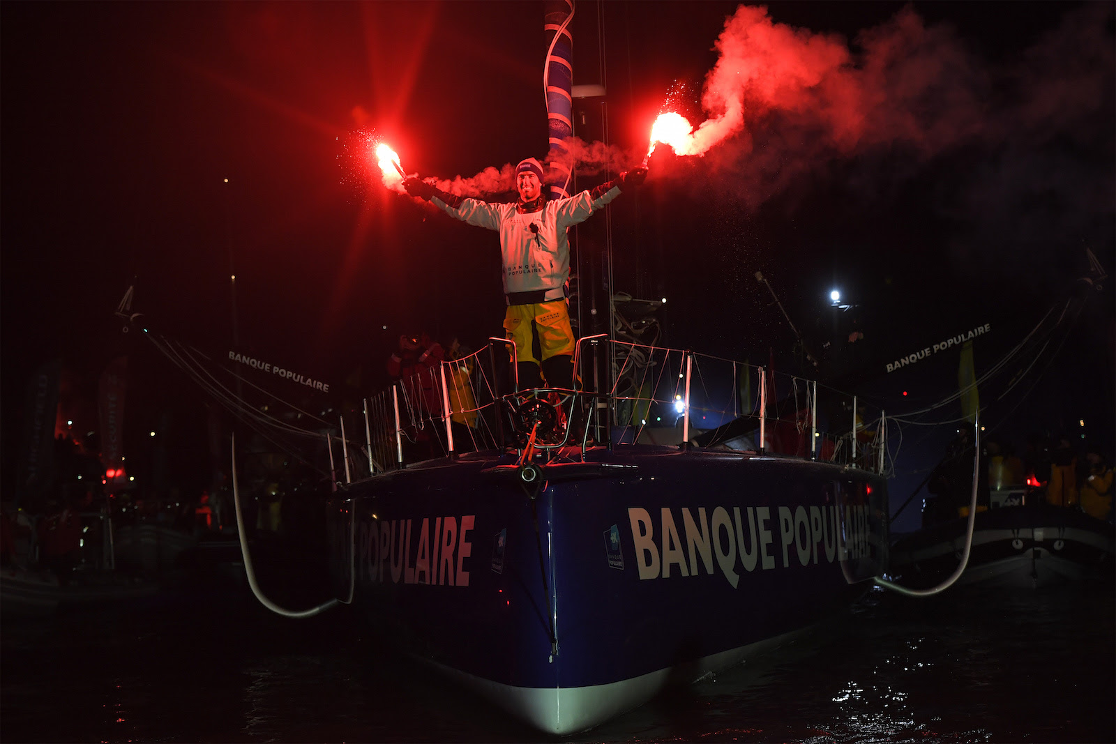 French sailor Armel Le Clac'h / Vendee Globe